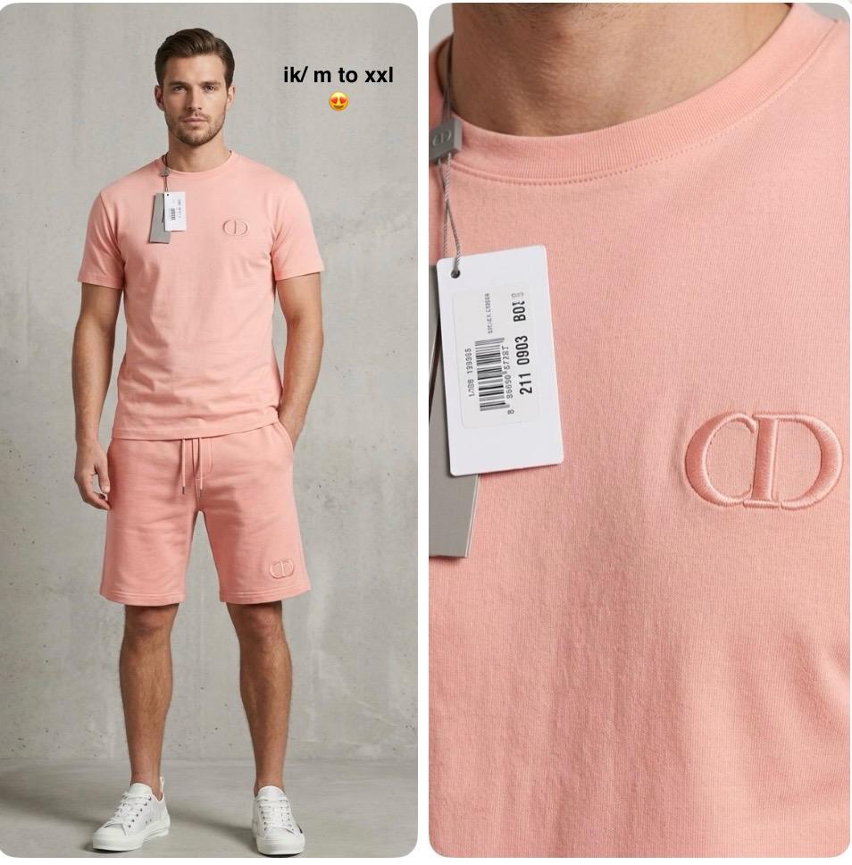 WhatsApp Image 2026-05-18 at 1.43.46 PM (2) Dior Men's CD Icon Embroidery T-Shirt and Shorts Set | Premium Luxury Twin Pack | Free UK Delivery - Image 3