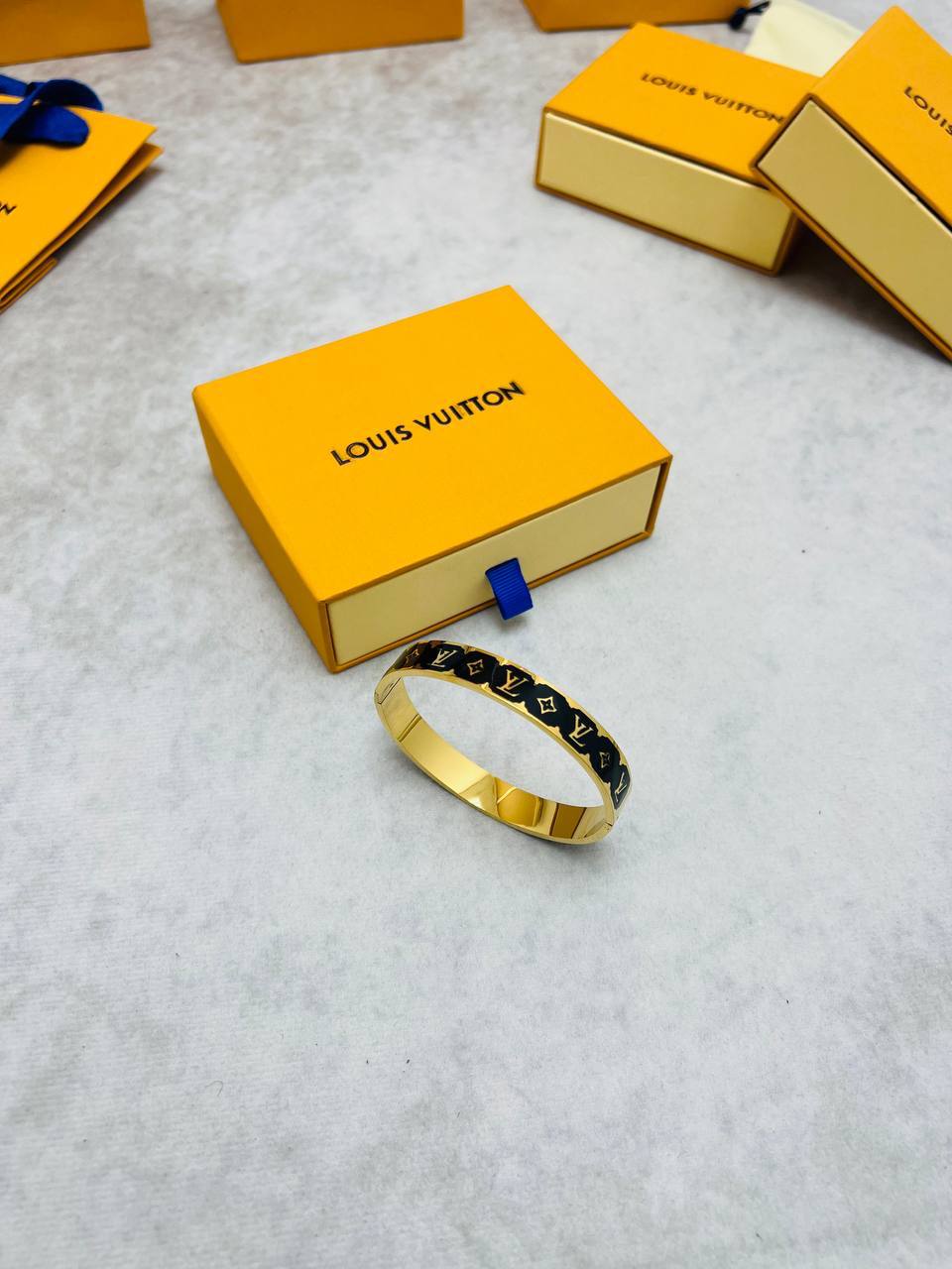 WhatsApp Image 2026-05-18 at 1.47.42 PM Louis Vuitton Monogram Enamel Bangle & Stud Earrings Jewellery Set | Free UK Delivery - Image 7
