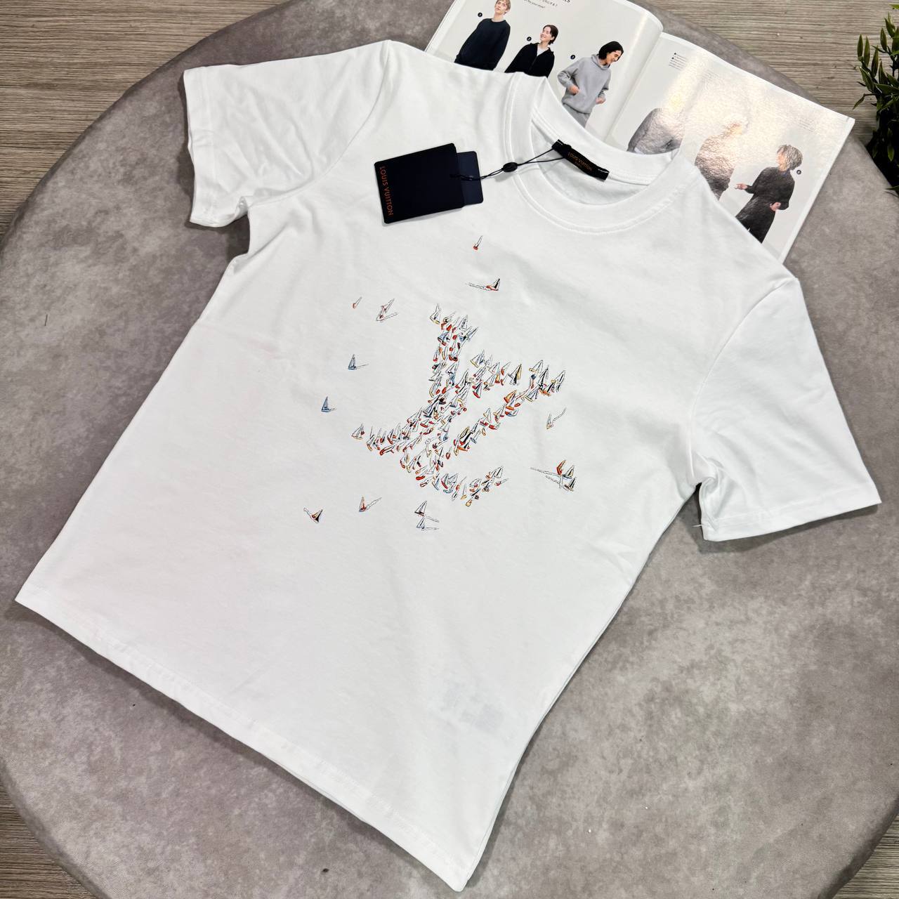 WhatsApp Image 2026-05-20 at 11.44.39 AM (1) Louis Vuitton Men's Monogram Sailboat Graphic T-Shirt | Luxury Designer Crewneck | Free UK Delivery - Image 2