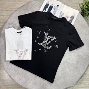 Louis Vuitton Men's Monogram Sailboat Graphic T-Shirt | Luxury Designer Crewneck | Free UK Delivery