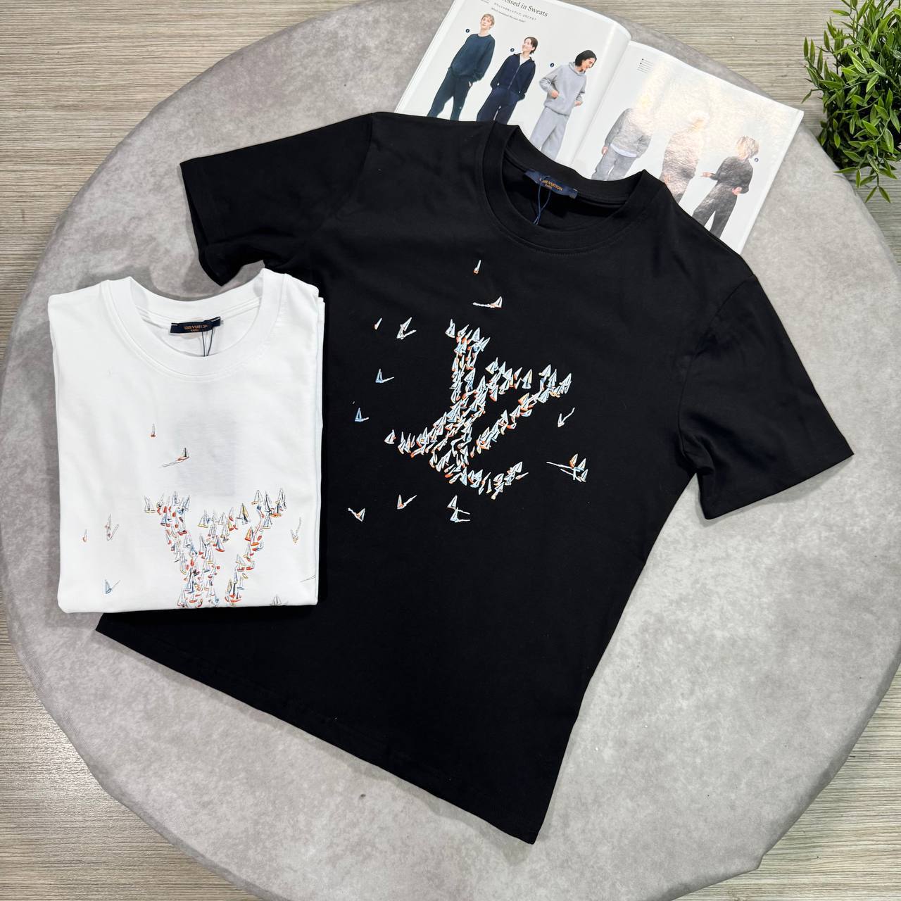 WhatsApp Image 2026-05-20 at 11.44.39 AM Louis Vuitton Men's Monogram Sailboat Graphic T-Shirt | Luxury Designer Crewneck | Free UK Delivery